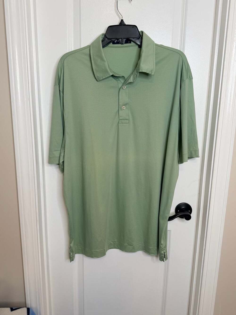 Cremieux Classics Mens Green Short Sleeve Polo Shirt Size XL